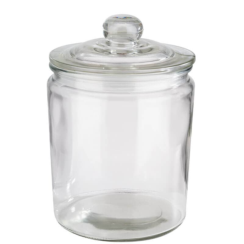 Classic storage jar with glass lid and seal - 2.0 l