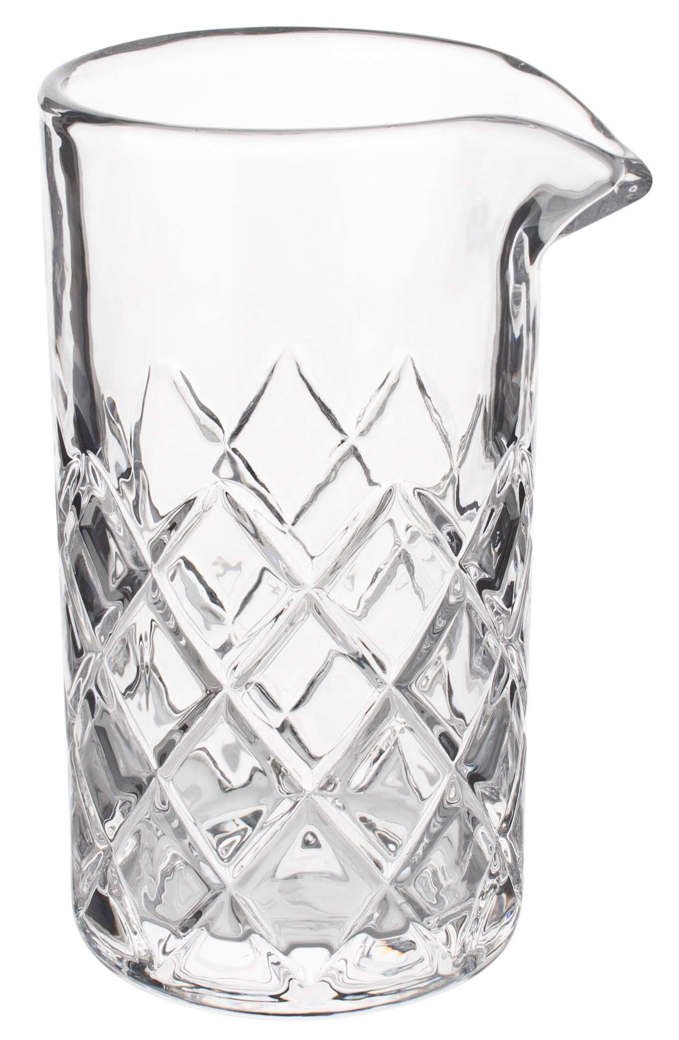 Vaso mezclador alto con corte de diamante, con boquilla vertedora, Prime Bar - 770 ml