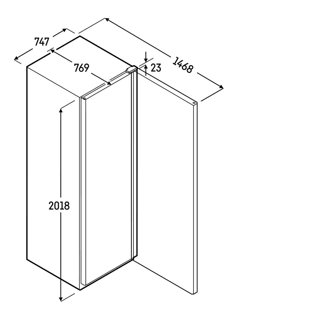 Liebherr Congelador FFFCvg 6501-40 Perfection - 544 l, 201,8 cm de altura