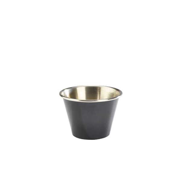 Coupelle à sauce, acier inoxydable, noir - 71 ml (24 pièces)