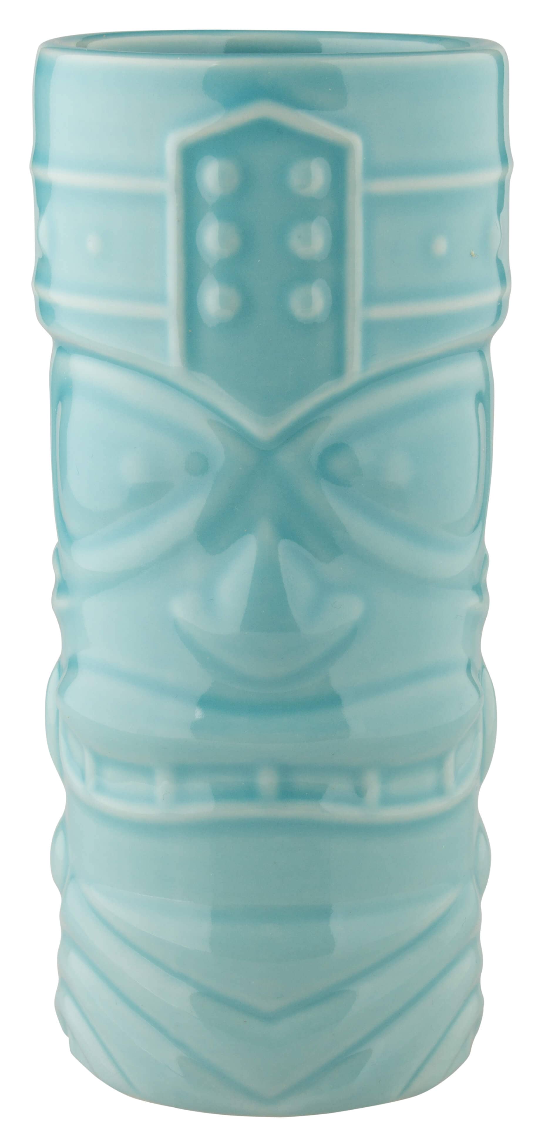 Vaso Tiki Face, azul - 400 ml