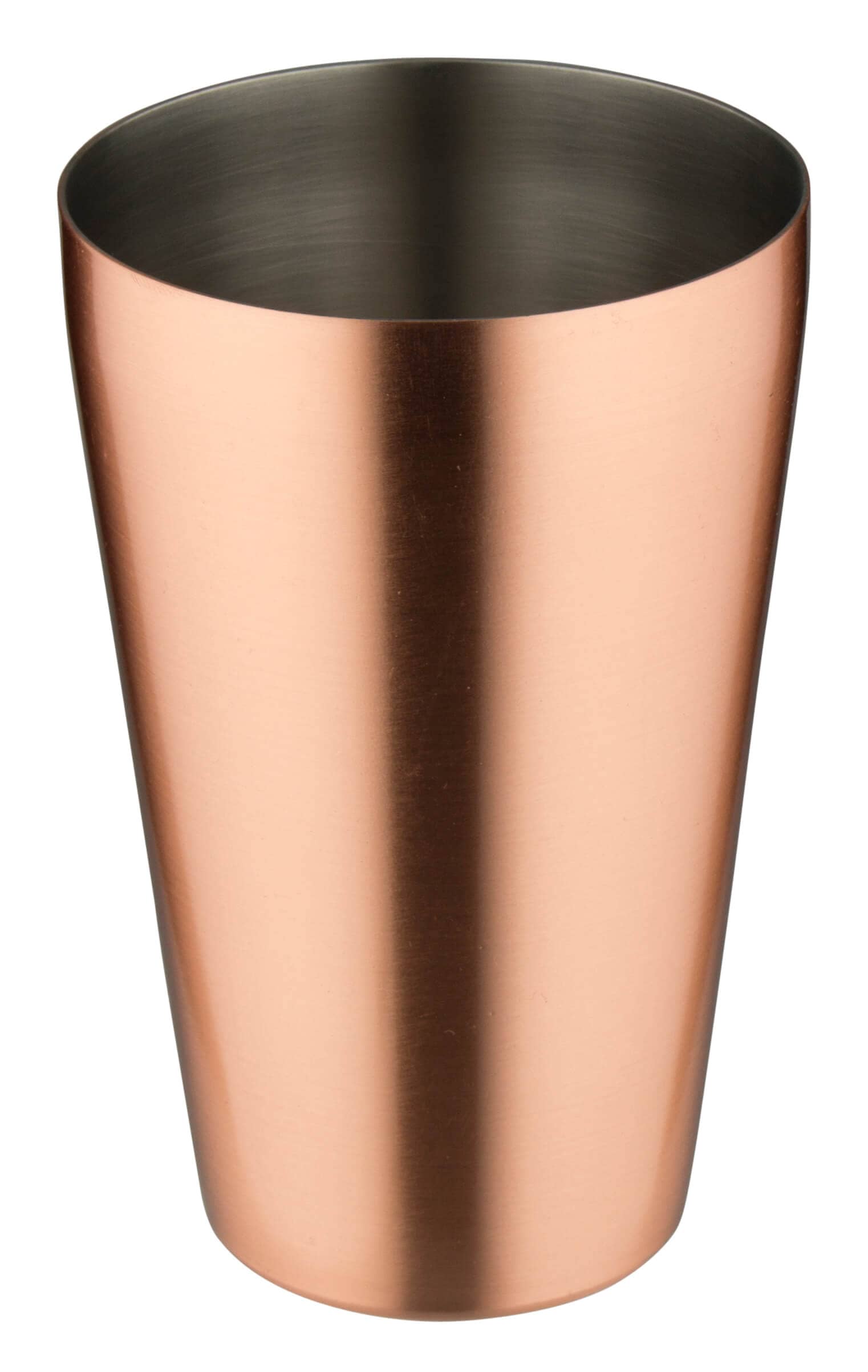 Shaker à cocktail français, cuivre mat, deux parties (500ml)