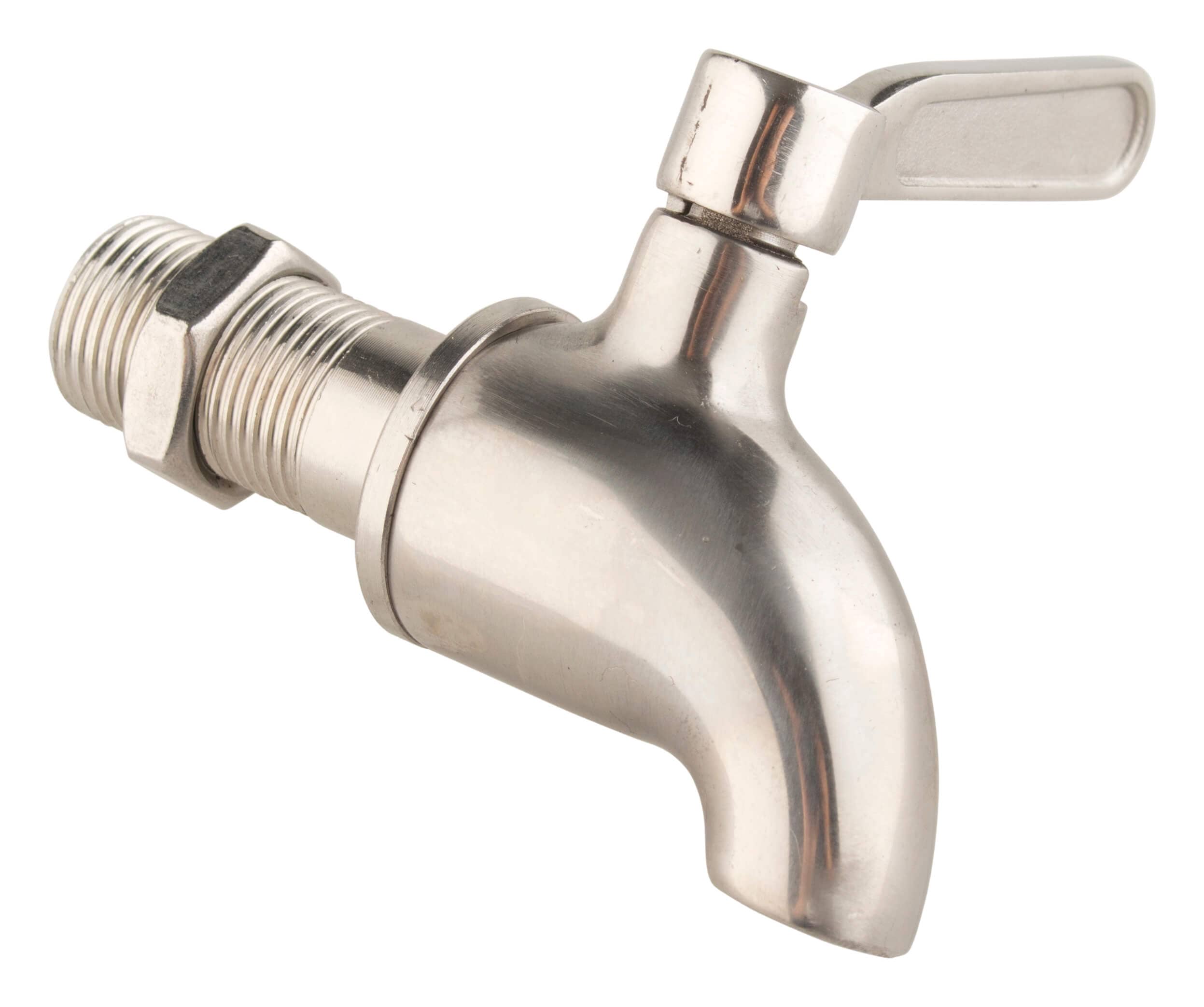 Grifo de acero inoxidable para dispensador de bebidas