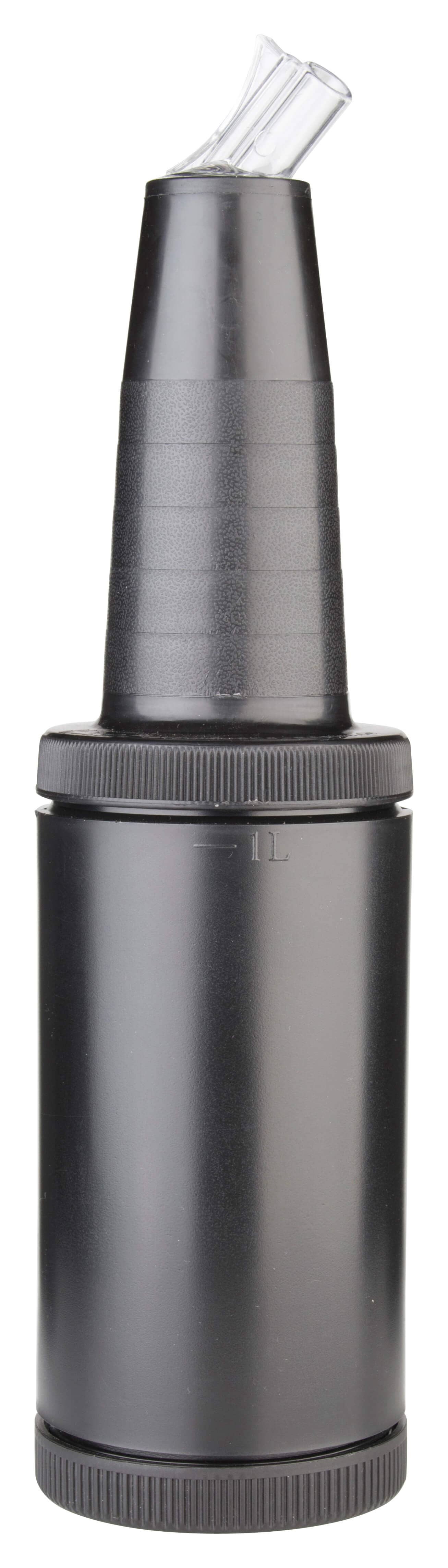 Botella dosificadora para barra B-P-M Bottle-Pour-Master, negro – 1,0 l