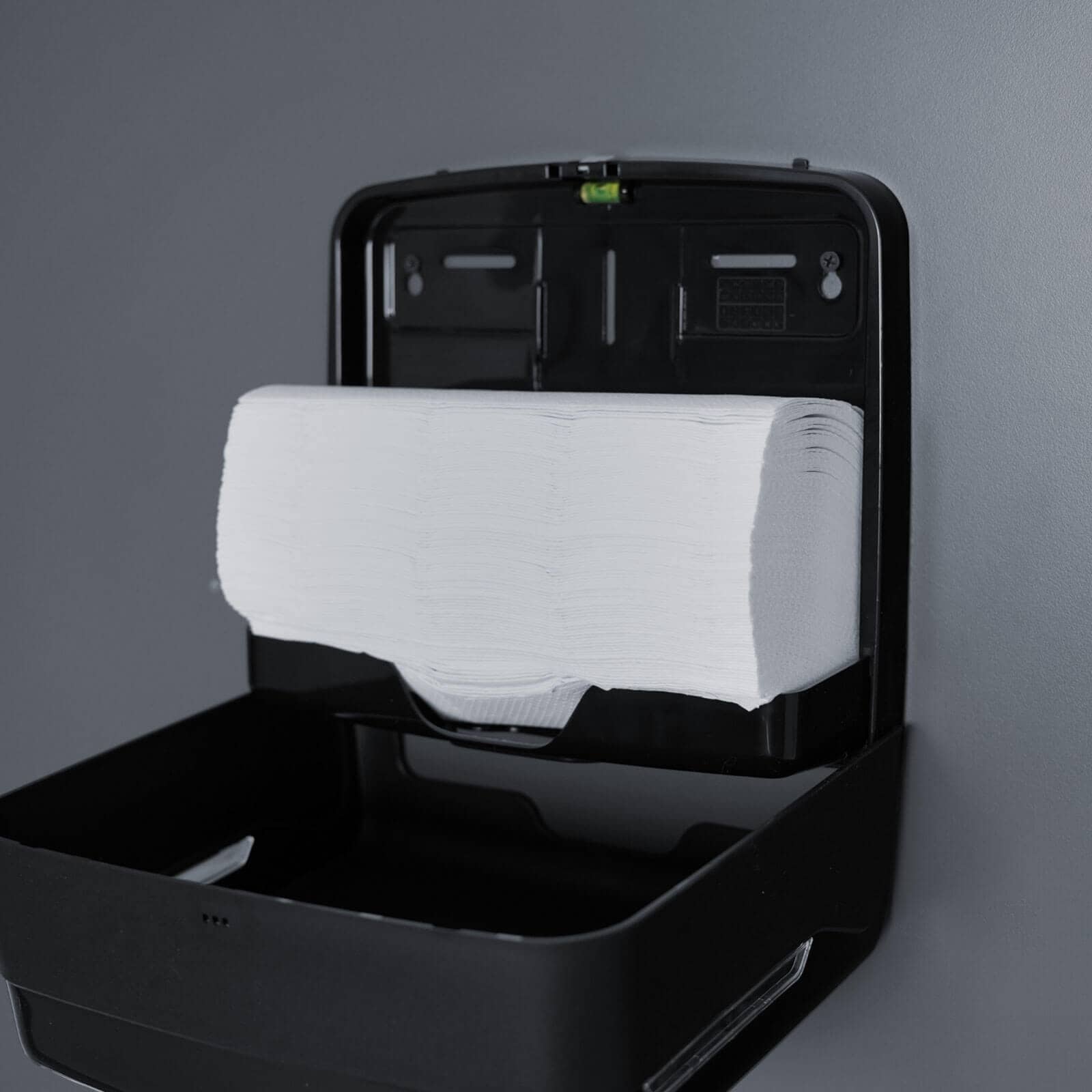 Handtuchspender Mini für Papierhandtücher - schwarz matt