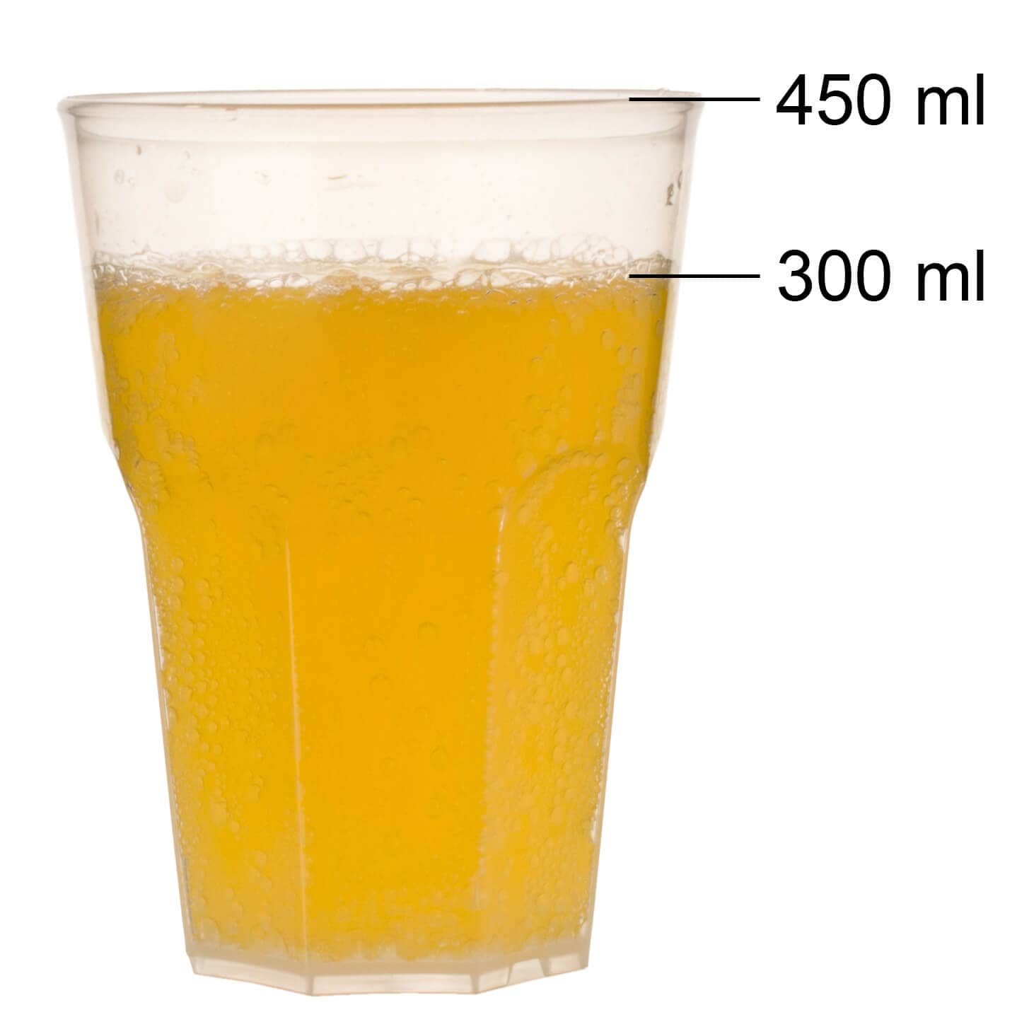 Kunststoffbecher Mehrweg light, Polypropylen - 450ml (20 Stk.)