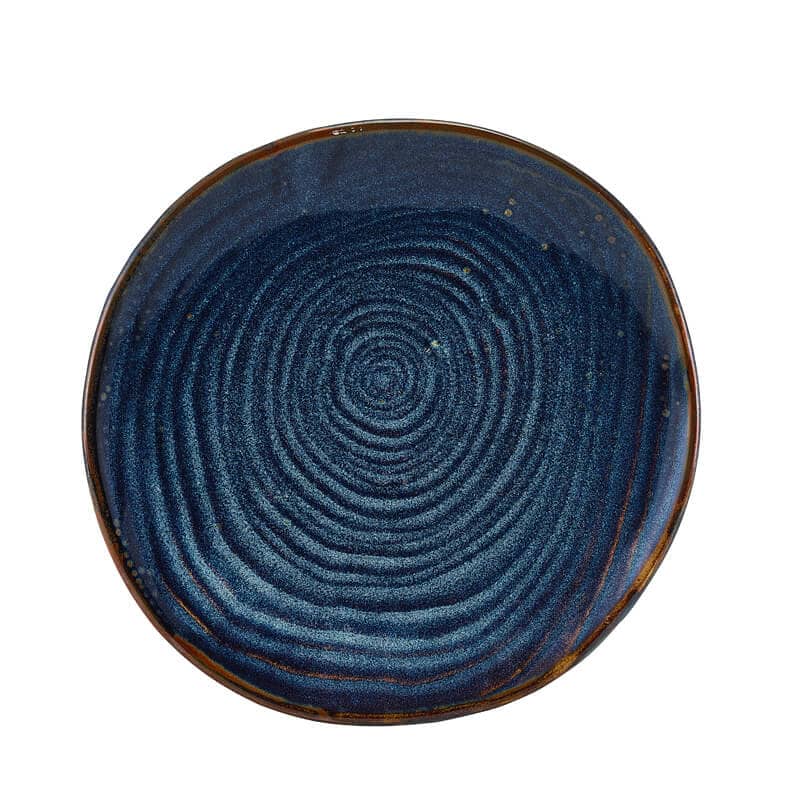 Assiette Terra Aqua Blue Organic – 21 cm (6 pcs)