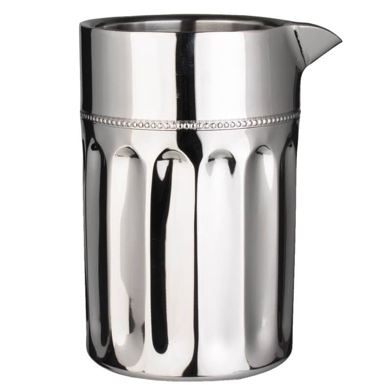 Vaso mezclador / vaso agitador de acero inoxidable, de doble pared - 600 ml