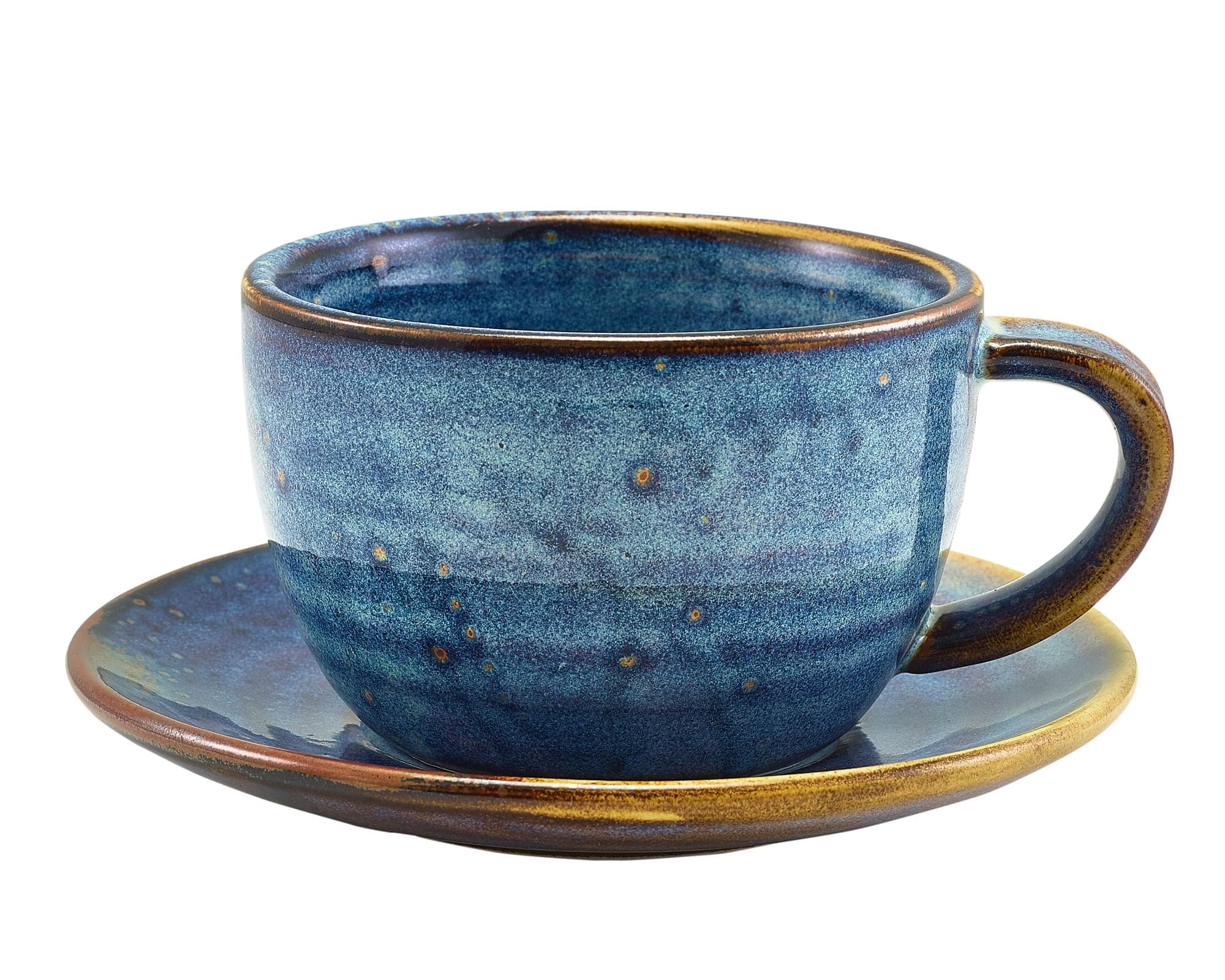 Taza / platillo Terra Aqua Blue (6 uds)