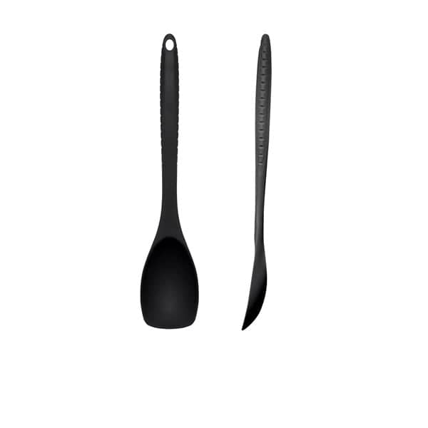 Silicone spoon, black - 30cm