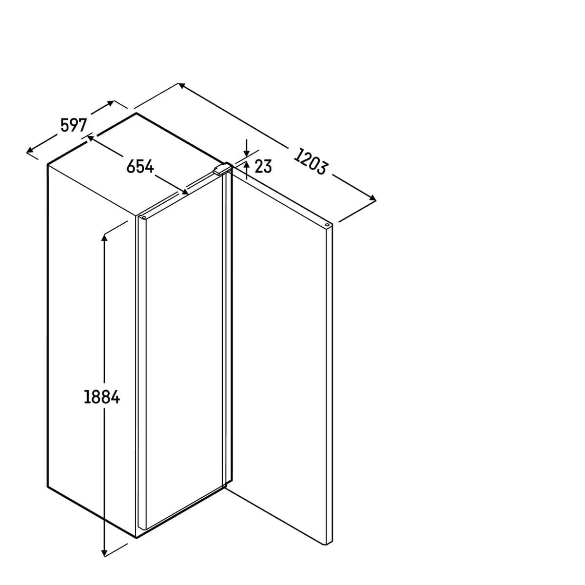 Liebherr Gastro-Kühlschrank FRFCvg 4001-20 Perfection - 420 l, H 188,4 cm