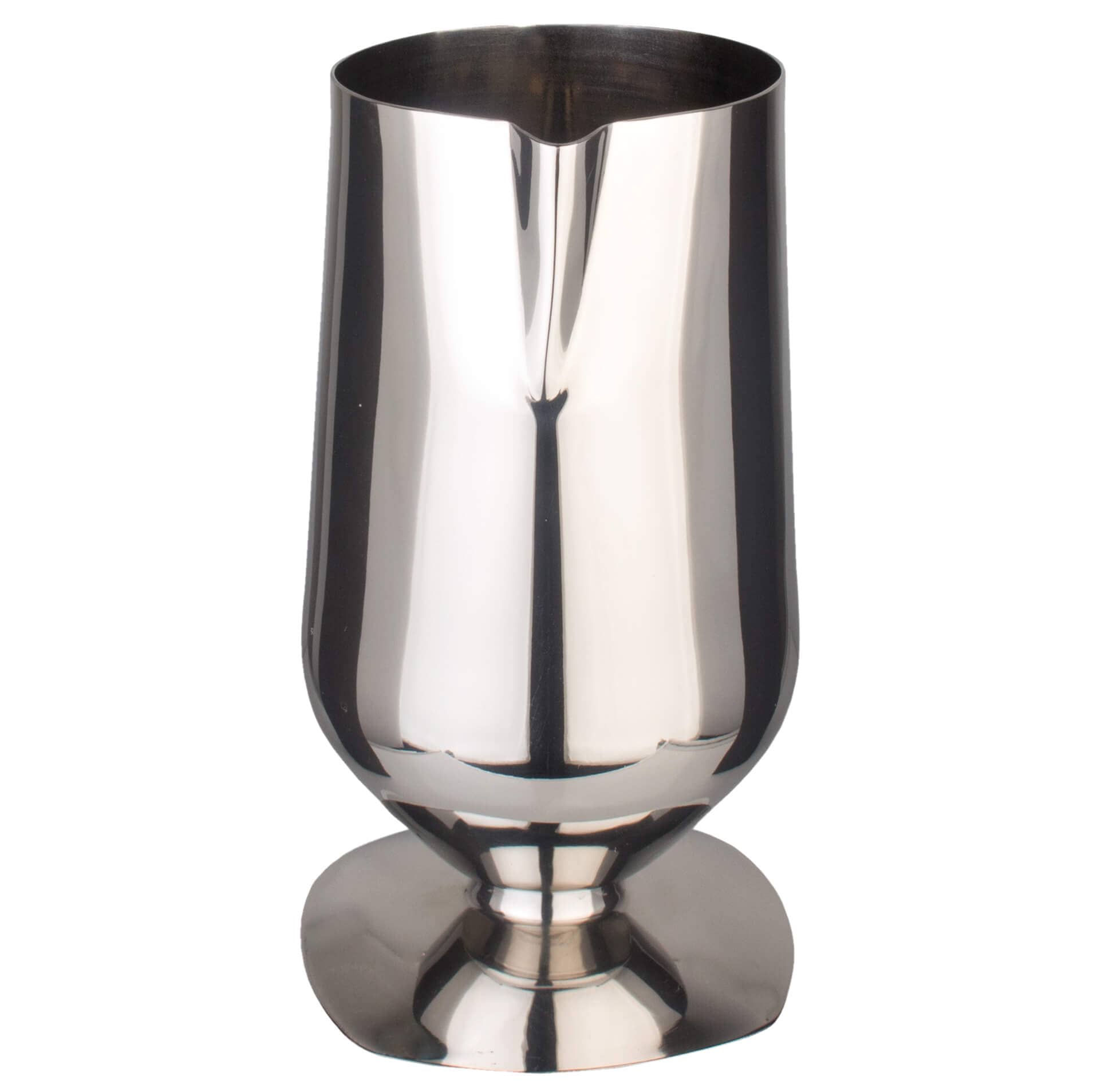 Rührglas / Rührbecher Edelstahl mit Standfuß - 800 ml