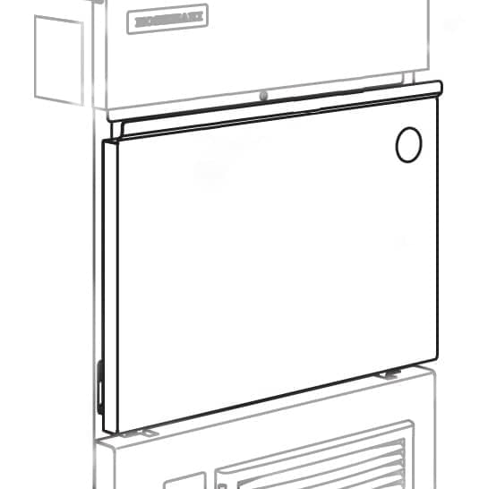 Hoshizaki Door, including gasket, for IM-100/IM-130/IM-240