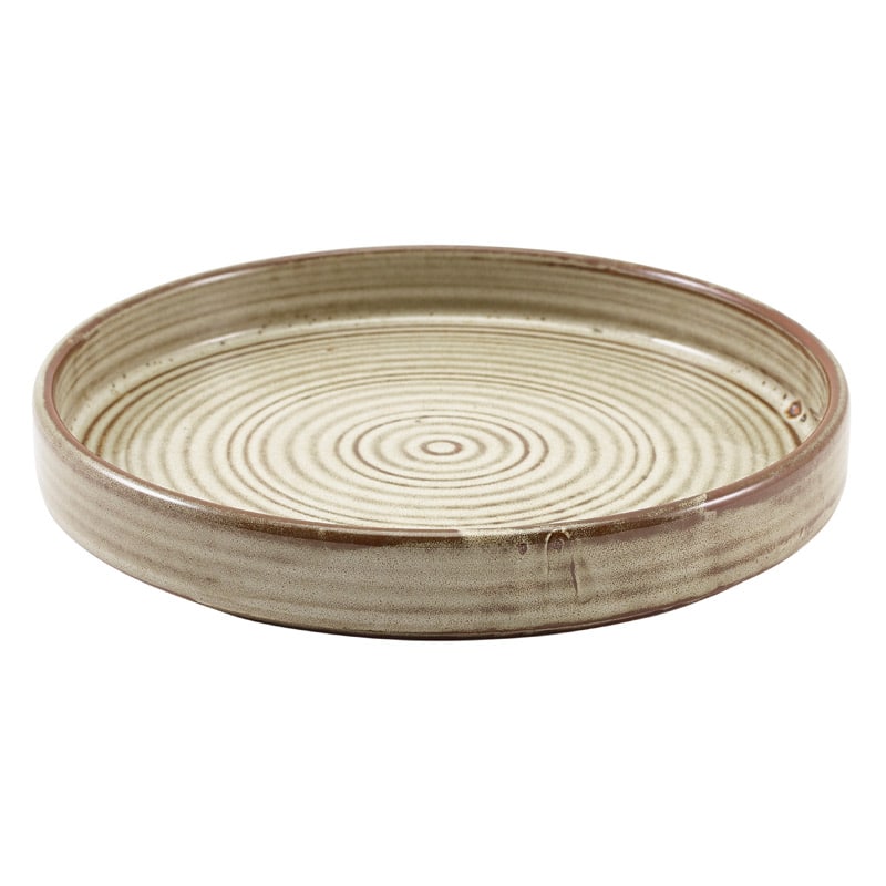 Präsentationsteller Terra Smoke Grey – 18 cm (6 Stk.)