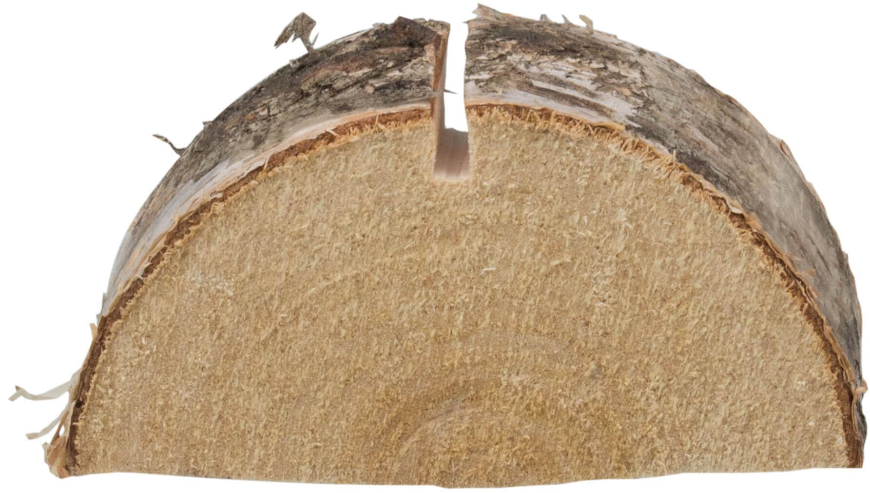 Tarjetero de abedul, rodaja de árbol de abedul - aprox. 6,5 cm