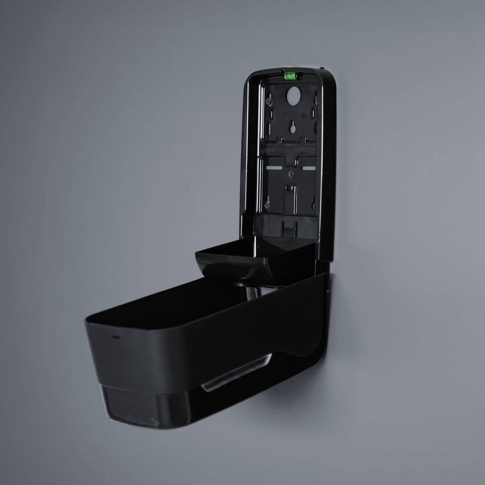 Single-sheet toilet paper dispenser - matte black
