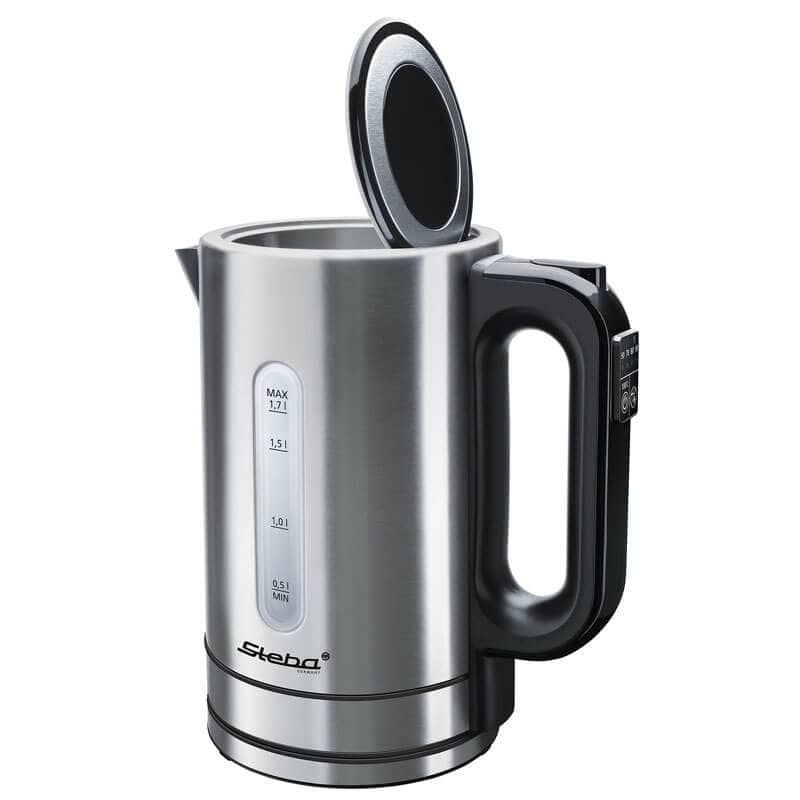 Electric kettle WK 21 INOX, Steba, temperature selection - 1,7 l