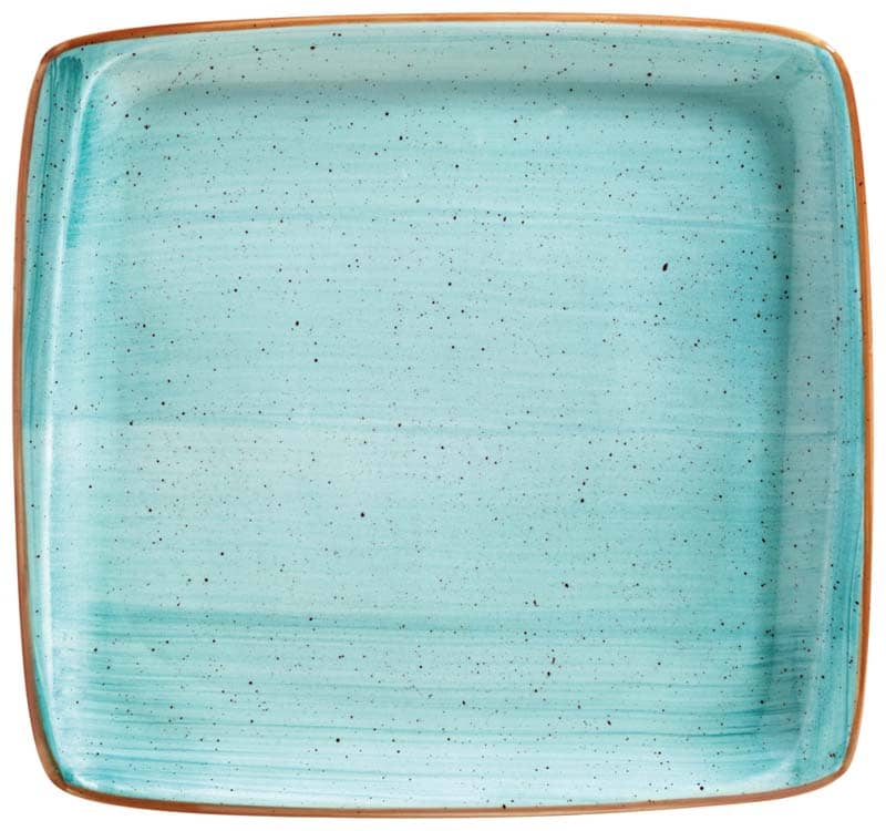 Bonna Aura Aqua Moove Plateau 27x25cm turquoise - 6 pièces