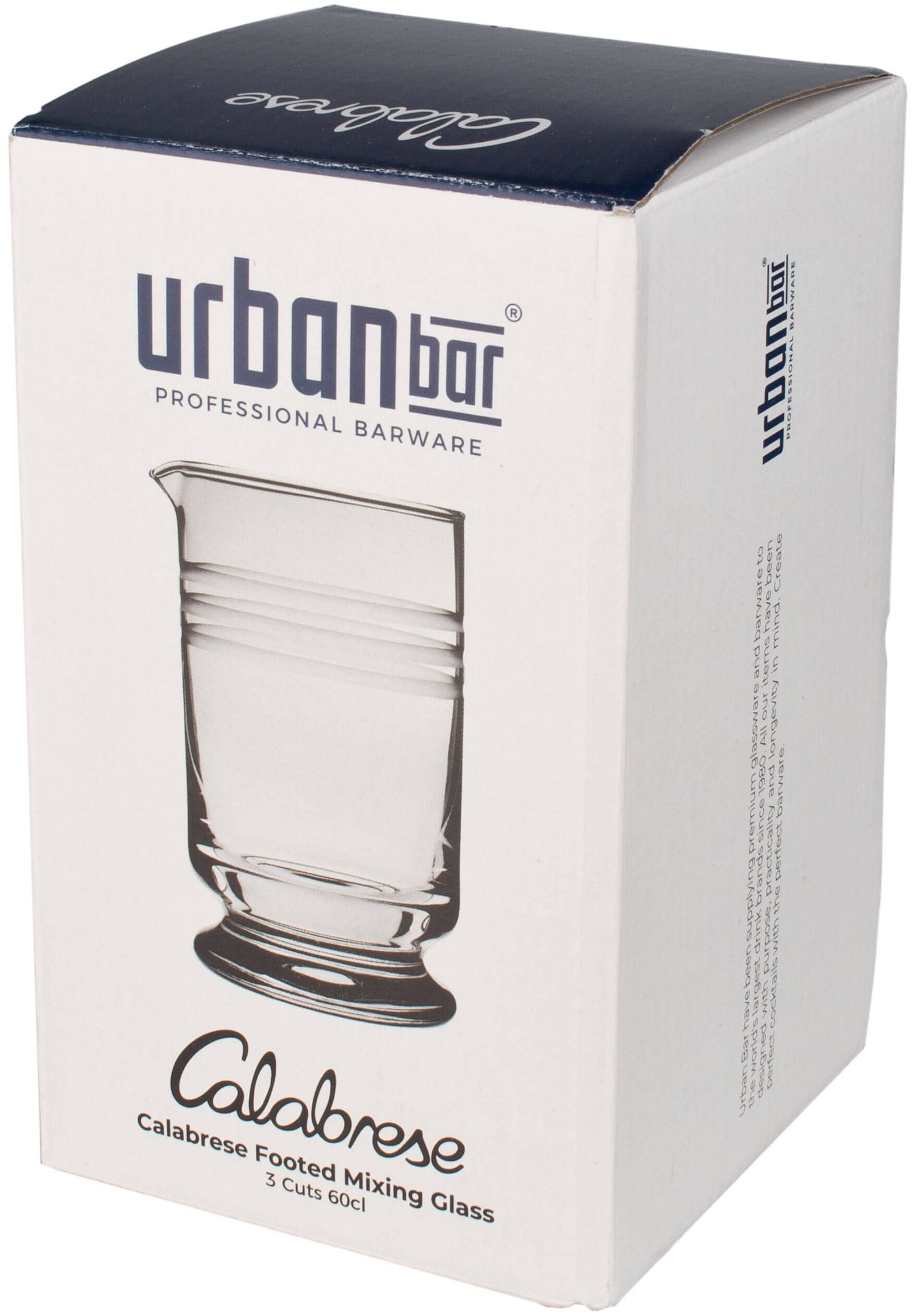 Calabrese 3 Cuts mixing glass, with spout - 600ml