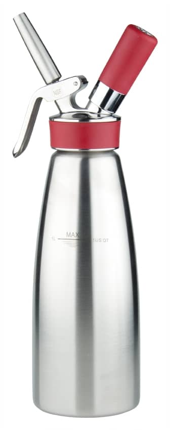 iSi Sahnebereiter "Gourmet Whip PLUS" - Edelstahl (0,25l, 0,5l, 1,0l)